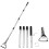 Long Handled Flexible Oscillating Hoe Adjustable Head Weeder Stirrup Garden Tool 6