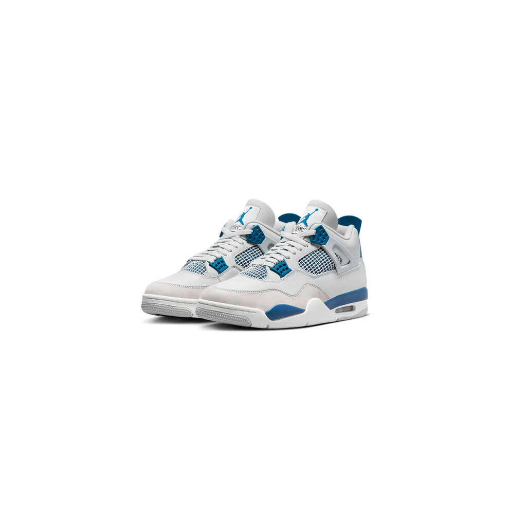 (UK7) Air Jordan 4 Retro Military Blue Womens  Men's Adult Kids AJ4