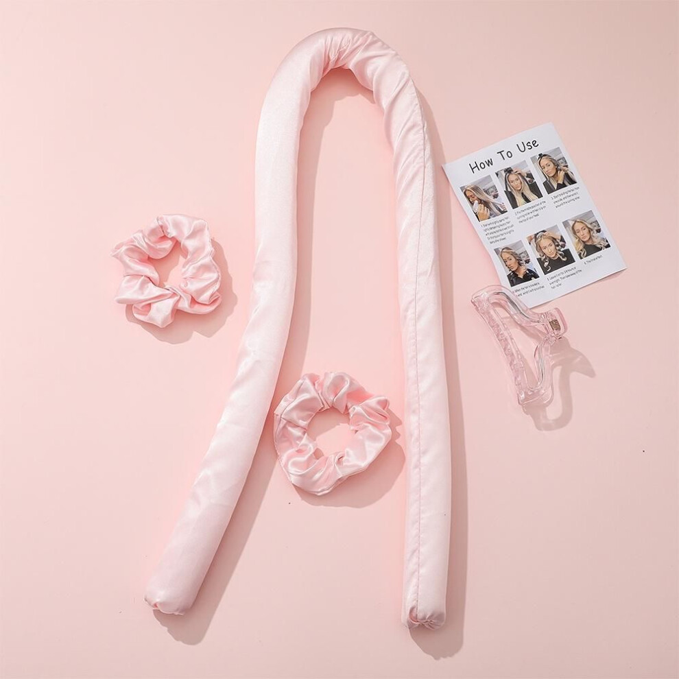 (3) Women Rubber Bands Women Rubber Bandswomen Rubber Bands Women Rubber Bands Silk Curling Ribbon Heatless Hair Curling Ribbon Make Hair Curly