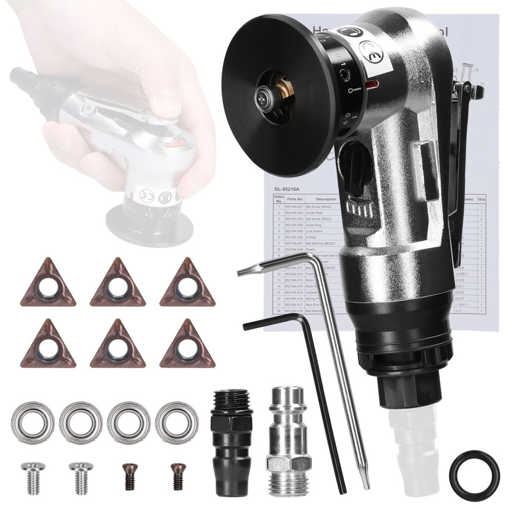 Pneumatic Chamfering Machine Carpenter Chamfering Tool Portable Handheld Grinder Metal Wood Acrylic Hair Removal Bevel Trimmer 6942424338113