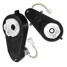 (As show, One size) 24V Kids Ride on Car Gearbox 24V 40000RPM Motor 2Pcs Electric Motor Gearbox Motorcycles High Speed