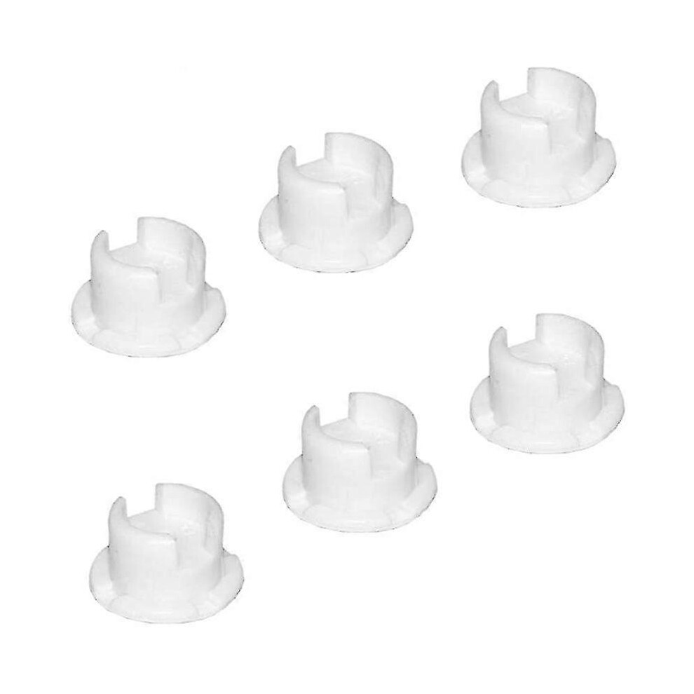 (As Show, One Size) 12Pcs Tape Lock Button Plug Plastic Bottom Rail Cord Cover White Color Tape Lock Plug Blinds Accessory For Horizontal Faux Wood Bl 5062994756252