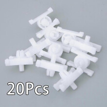 (As show, One size) 20pcs 51131829904 Car Rocker Panel Door Moulding Clips Retainer Clamp Fastener Pin Mounting Brackets Fit For Bmw E10 E21 E30 M3