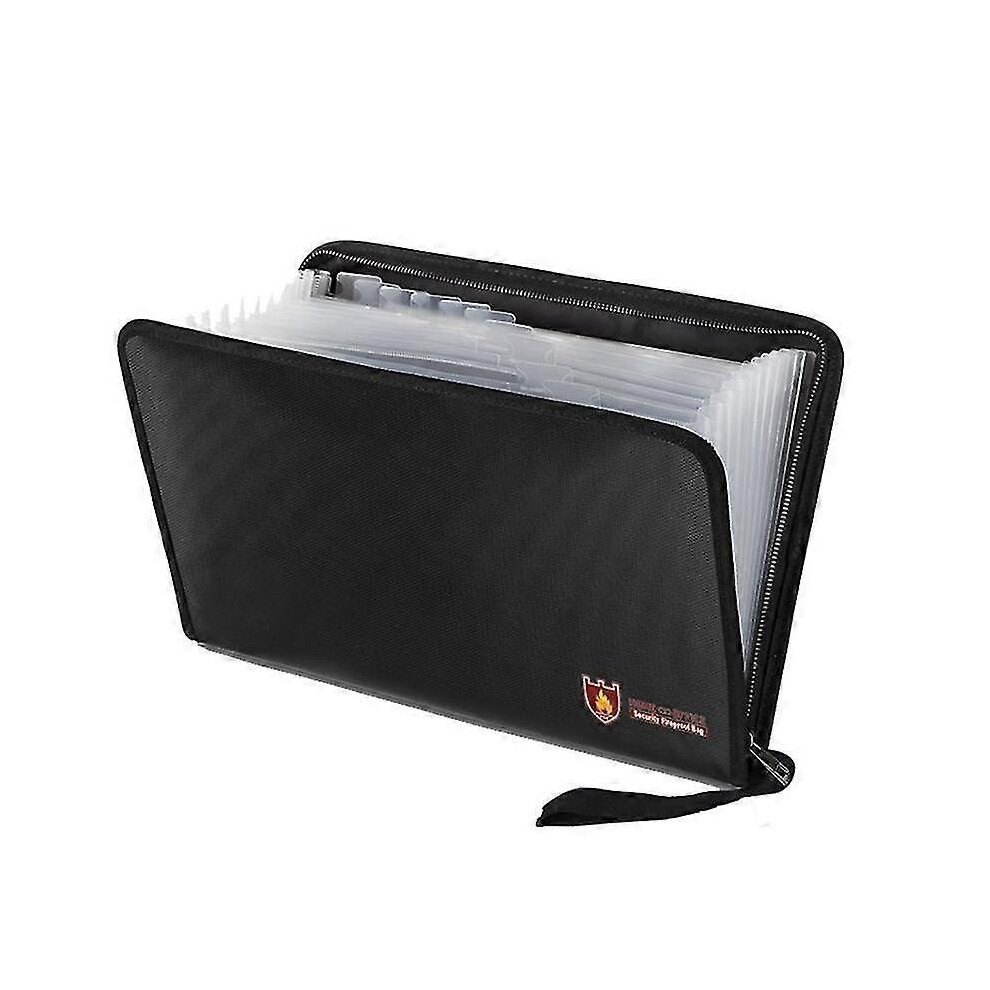 (As Show, One Size) Fireproof Expanding File Folder, Fireproof File Folder Important Document Organizer Holder With Lab 5062994784736