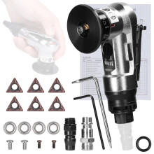 Pneumatische Kampffählermaschine Tischler -Abkämpfer -Werkzeug Tragbarer Handheld Mühle Metall Holz Acrylhaarentfernung Schrägstrimmer