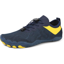 (Barestep Active 2.0-dark Blue, 11Women/9 Men) Barefoot Shoes Mens Womens Minimalist Cross Training Shoes with Wide Toe Box Athletic Zero Drop Trail Walking Hiking Running Sneakers