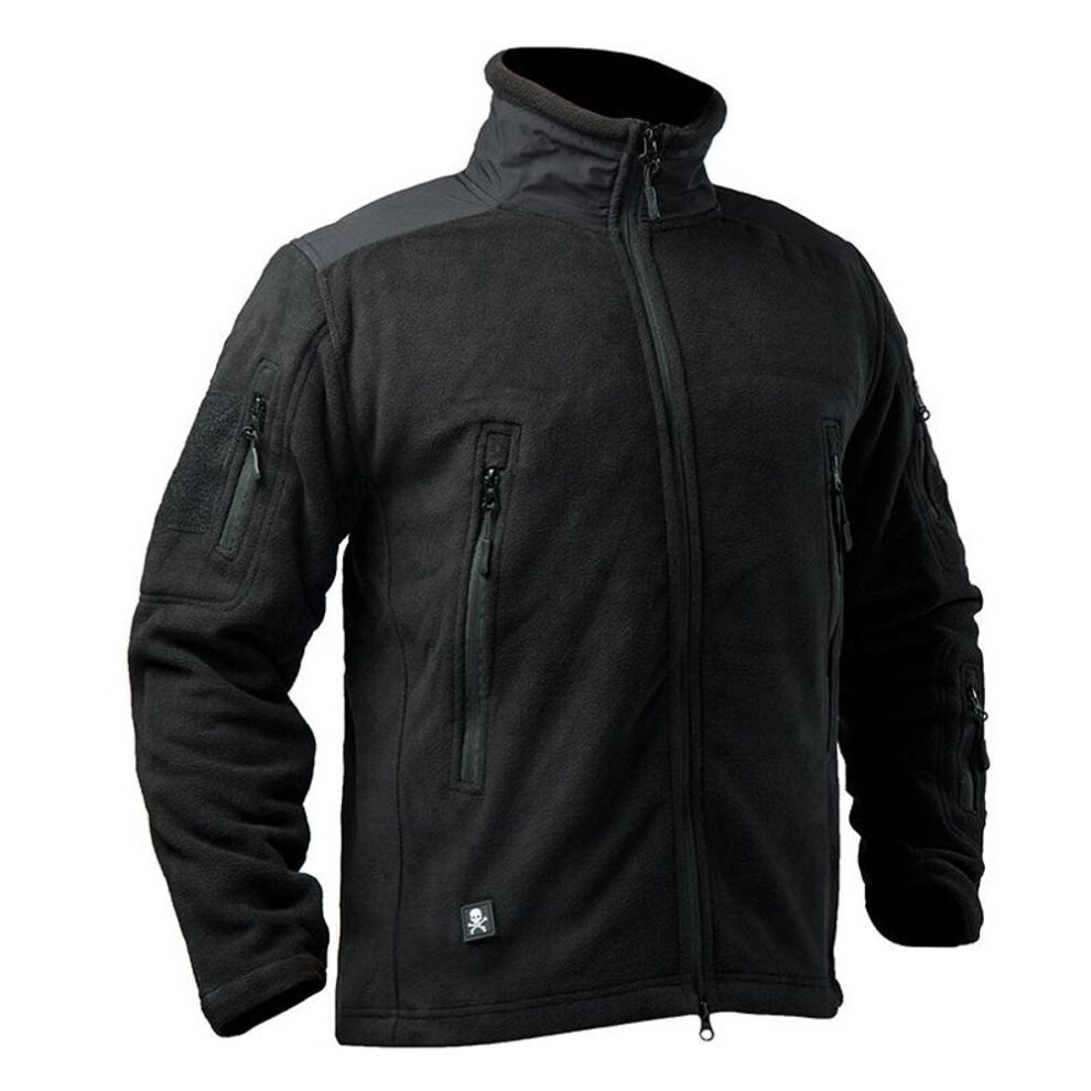 (black, XL) Men Winter hoodies Hooded for Men Fleece Hoodie Fleece Jacket Hoodie Hoody Hoodie Patchwork Multi Pockets Polartec Men&apos;s Jacket and Coats Thicken