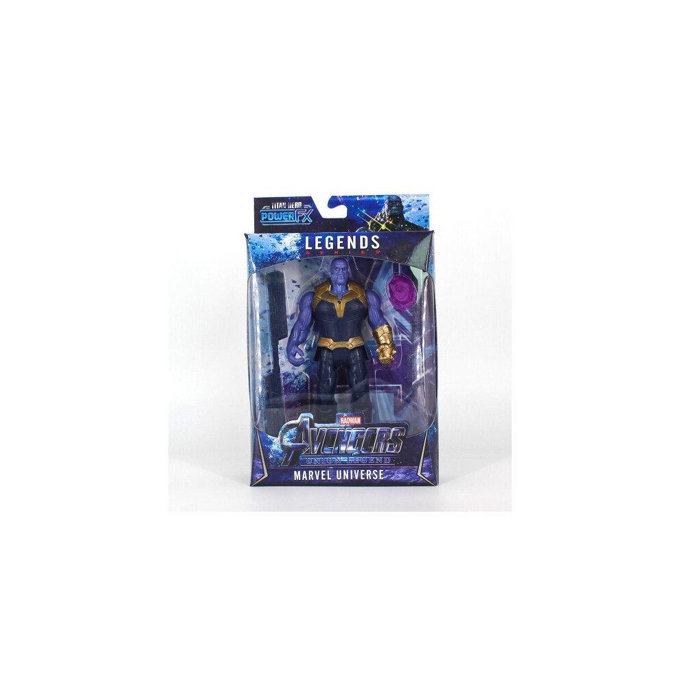 Photos - Action Figures / Transformers  New Avengers Infinity War LED 16cm Action Figures Doll Captain Kids Gift Toys Yes1410(Thanos)