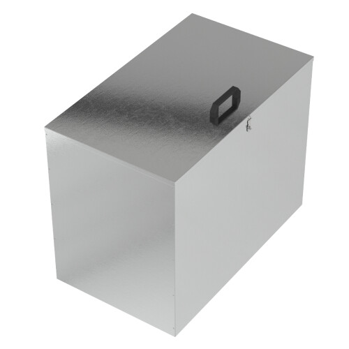 Lockable Galvanized Sheet Feed Storage Box Waterproof 1 Compartment 2