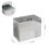 Lockable Galvanized Sheet Feed Storage Box Waterproof 1 Compartment 7
