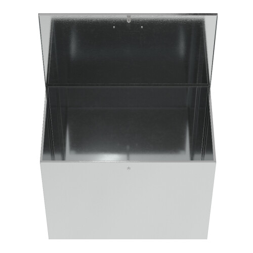 Lockable Galvanized Sheet Feed Storage Box Waterproof 1 Compartment 1