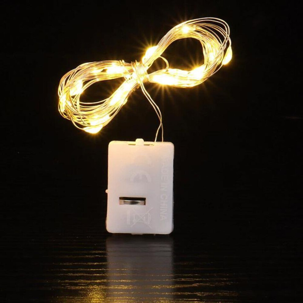 (warm white, 2M 20 Leds) 2M LED String Lights with 3 Modes