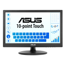 Monitor ASUS VT169HE 15.6" FullHD 1080p IPS Multitouch 10 punti Eye Care VESA