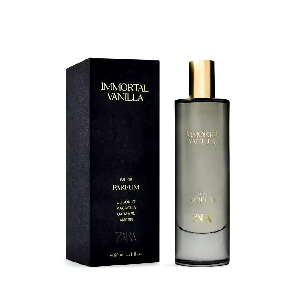 Zara Immortal Vanilla 80Ml Limited Edition Edp Woman Perfume Fragrance 2.71 Oz