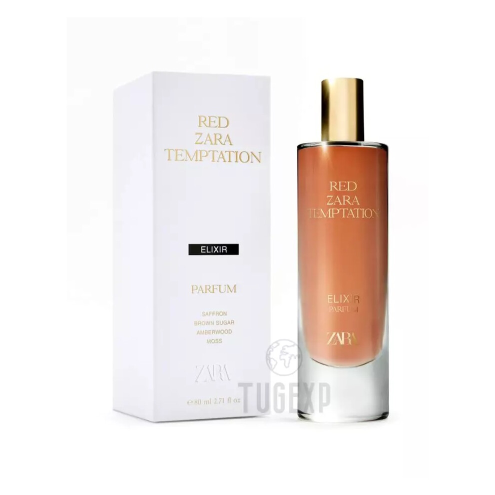 ZARA Red Temptation Elixir Parfum Women 80ml 2.7 oz New