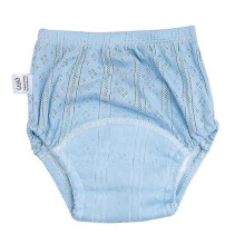 (blue, One size) Newborn Training Pants Baby Shorts Solid Color Washable Underwear Baby Boy Girl Cloth Diapers Reusable Nappies Infant Panties