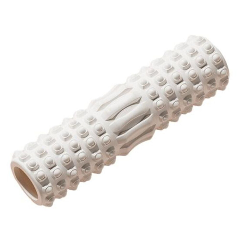(white) Yoga Foam Roller Multicolor Shaping Foam Massage Roller For Back Body & Legs Muscle Roller For Deep Tissue Muscle Massage & Recovery Yoga Spor