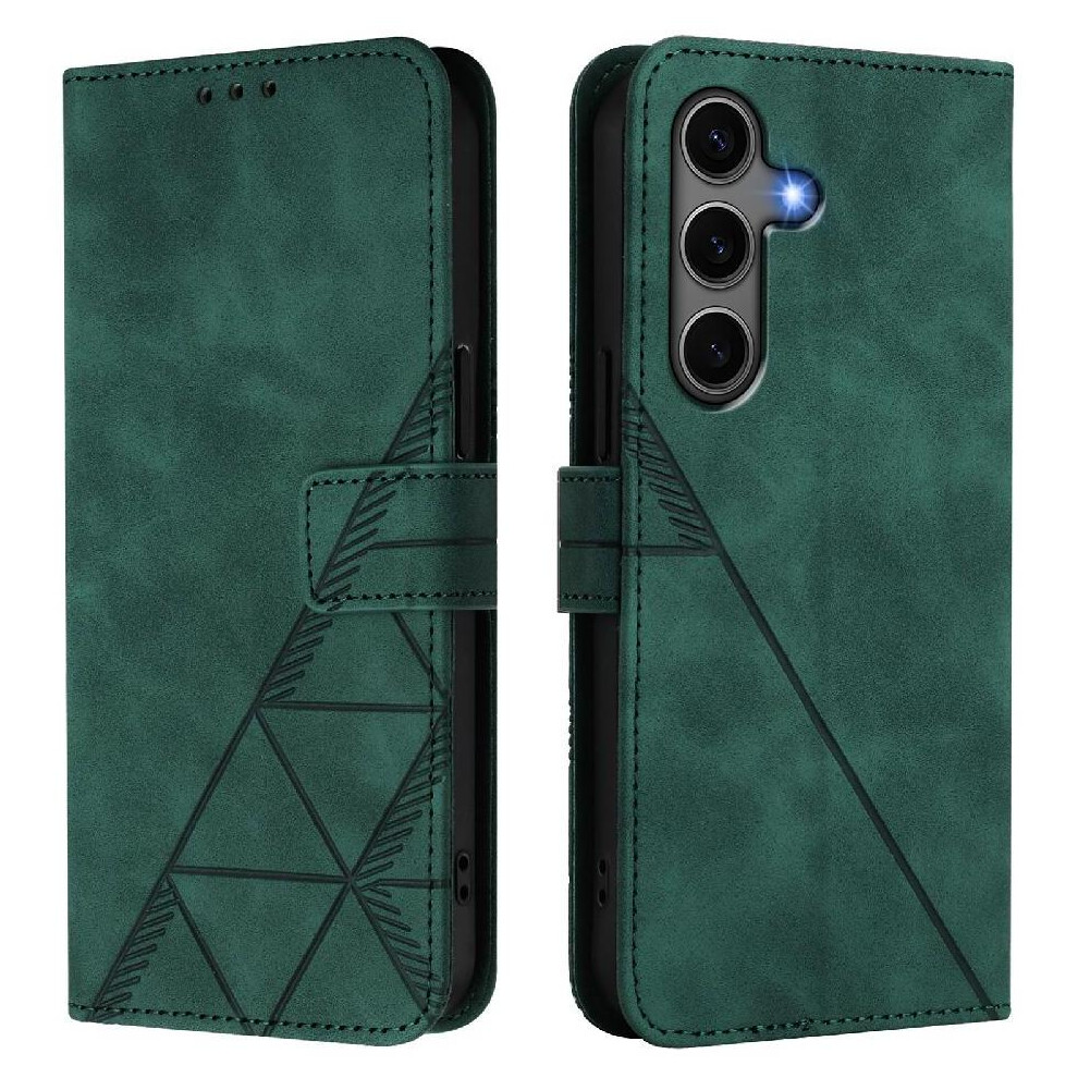 (Green) Case For Samsung Galaxy S24 Plus Flip Folio Book Protective Credit Card Holder Wallet Cover Pu Leather Green 764549522224
