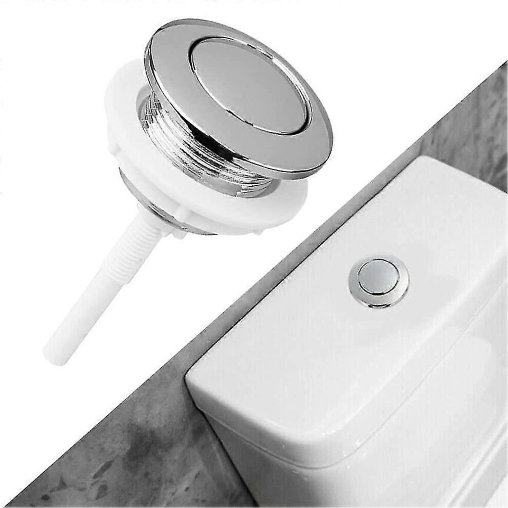 (As show, One size) Flush Button, 38mm Push Button For Bathroom And Wc Water Saving Device - Suitable For Toilet Cistern
