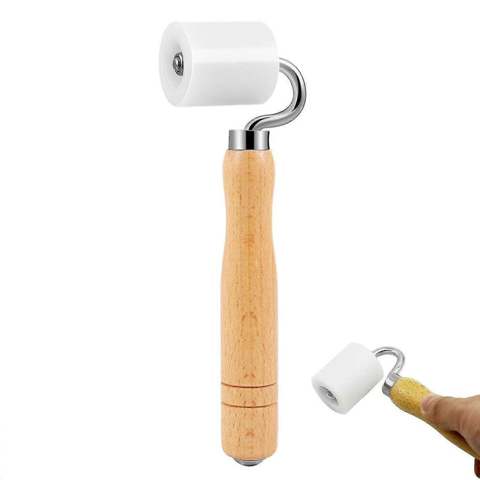 Fitville (As Show, One Size) Wallpaper Seam Hand Tool Pressure Roller Hand Tool Seam Hand Pressure Roller With Plastic Roller For Interior Corner Wallpaper Hom