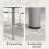 Outsunny Outsunny Garden Table with Rust Resistant Metal Frame, Light Grey 4