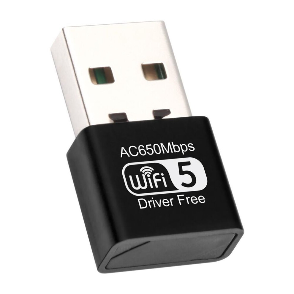 650mbps Usb Wifi Adapter 5ghz&2.4ghz Dual-band Usb Lan Ethernet Adapter 802.11ac Wireless Network Card Wi Fi Dongle Receiver For Pc Desktop Laptop