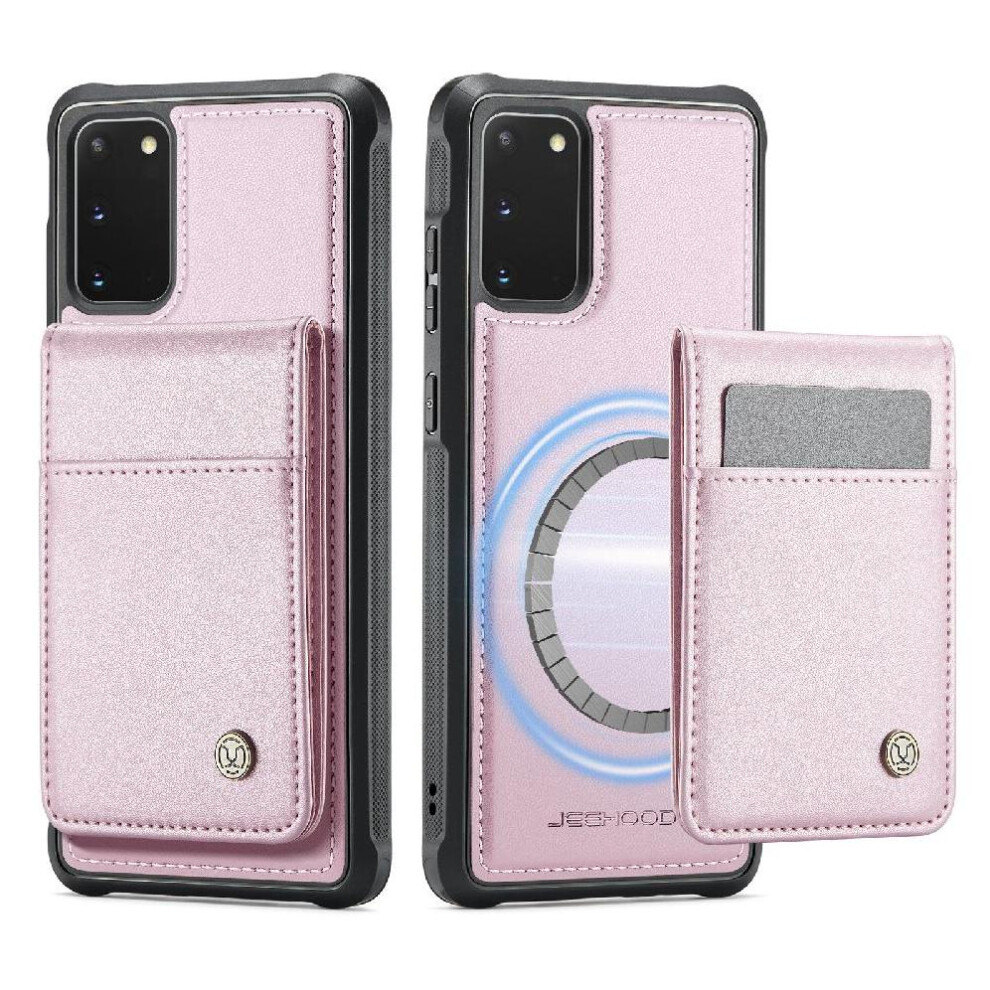 (Pink) Case For Samsung Galaxy S20 Fe Wireless Charging Stand Rfid Cardsllots Pink 764549531554