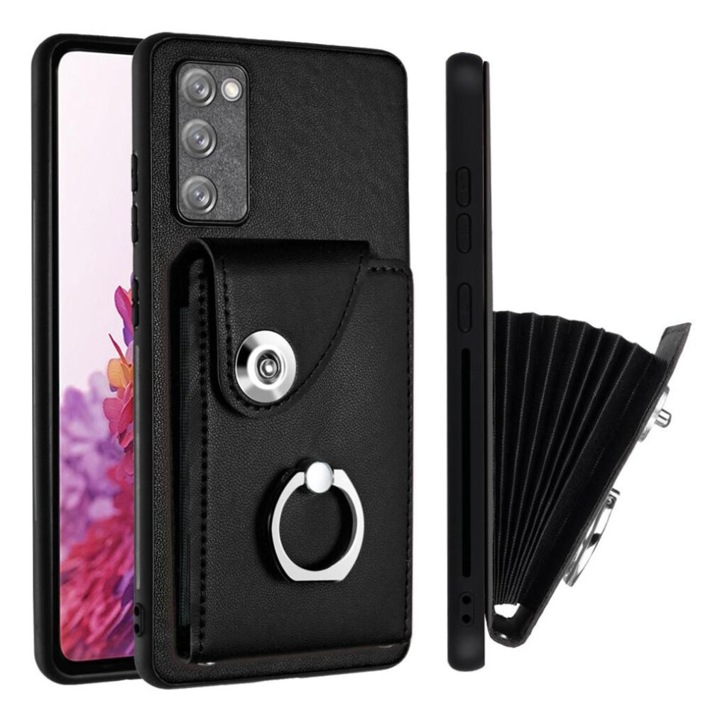 (Black) Compatible Case For Samsung Galaxy S20 Fe High Quality Kickstand Function Unique Accurate Incision Black 764549531981