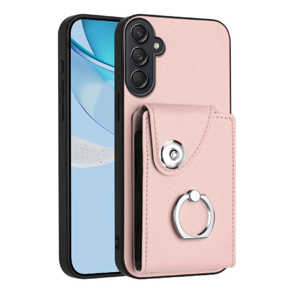 (Pink) Compatible Case For Samsung Galaxy M55 High Quality Unique Accurate Incision Kickstand Function Pink 764549532193