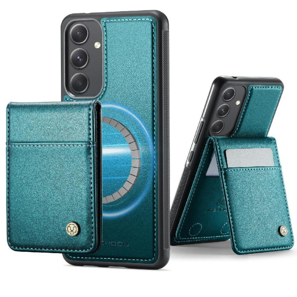 (Green) Case For Samsung Galaxy A54 5G Stand Cardsllots Rfid Wireless Charging Green 764549533893