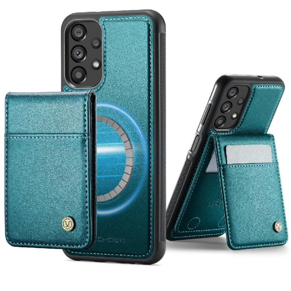 (Green) Case For Samsung Galaxy A23 5G Stand Cardsllots Rfid Wireless Charging Green 764549534142