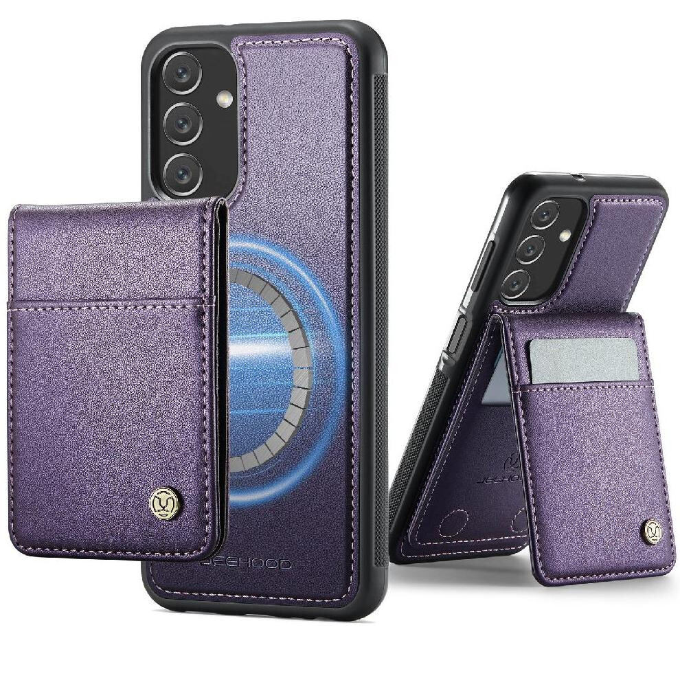 (Purple) Case For Samsung Galaxy A13 5G Cardsllots Wireless Charging Stand Rfid Purple 764549534524