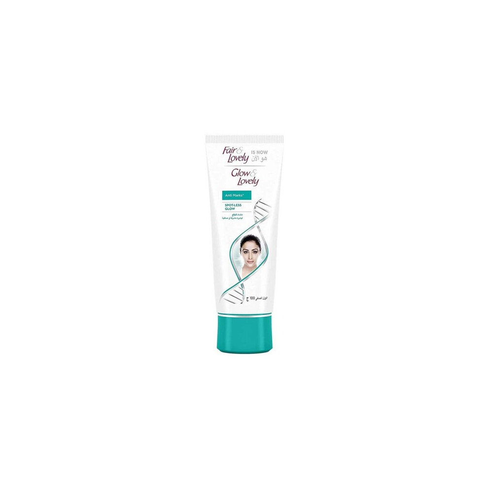 Fair & Lovely is Now GLOW & LOVELY Anti-Marks Spot-Less Glow Face Cream 100g | Acne, Pimples, Scars & Spots Remover | Moisturizer