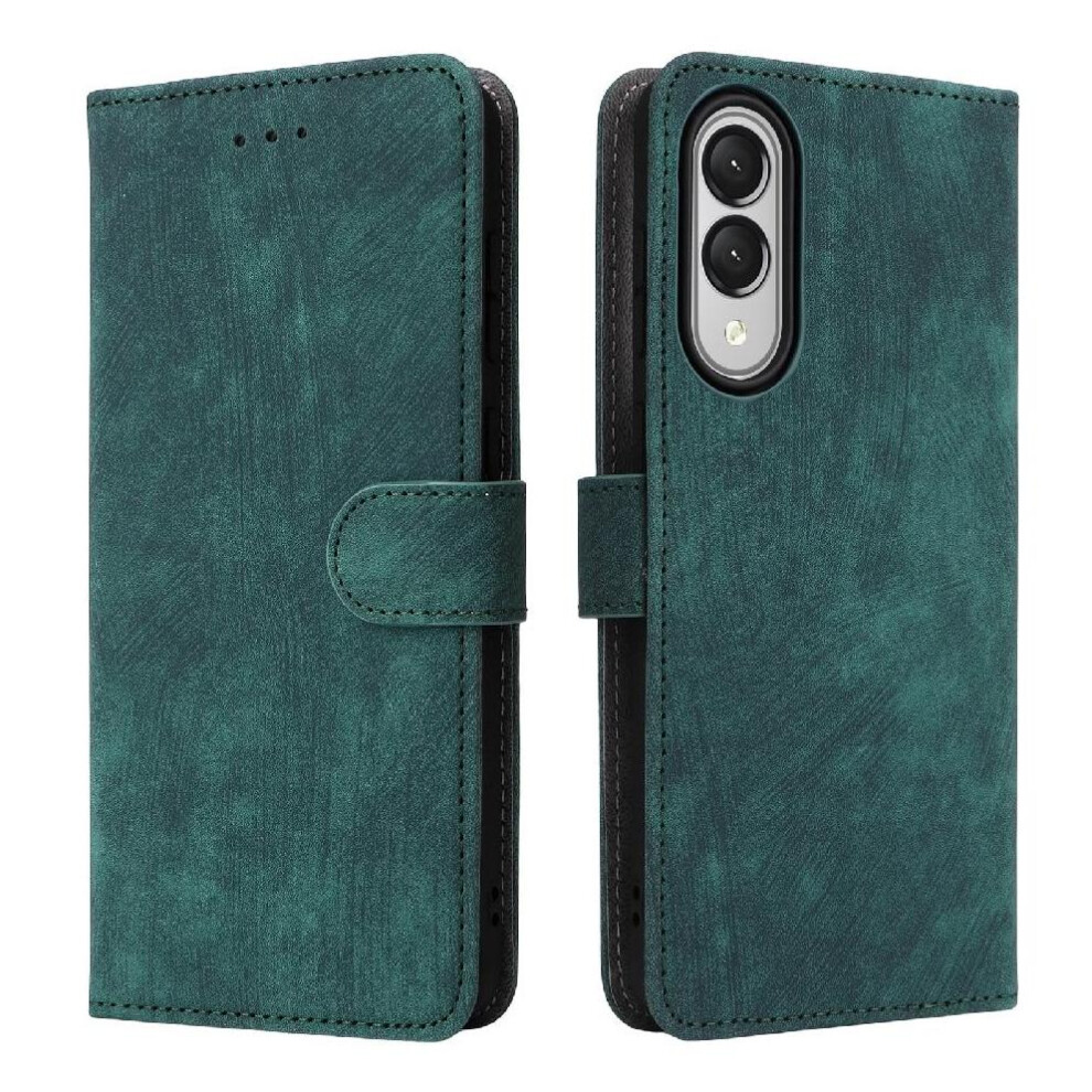 (Green) Case For Samsung Galaxy S25 Edge Pu Leather Card Slots Cover Flip Folio Wallet Magnetic Closure Rfid Blocking Green 764549536313