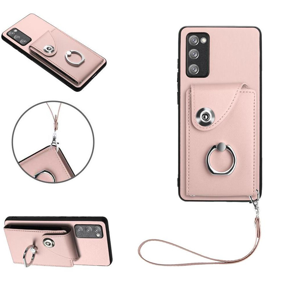 (Pink) Compatible Case For Samsung Galaxy S20 Fe Kickstand Function Unique High Quality Accurate Incision Pink 764549537419