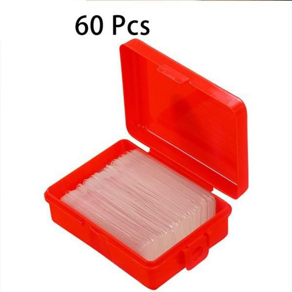 (as the picture) 60Pcs Multifunctional Double Sided Adhesive Tape Waterproof Removable Reusable Nano Adhesive
