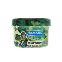 Elsada Professional Ultra Strong Hair Gel Military 250mL | Extreme Hold & Long-Lasting Styling Gel | Non-Sticky, Alcohol-Free, Water-Based Formula