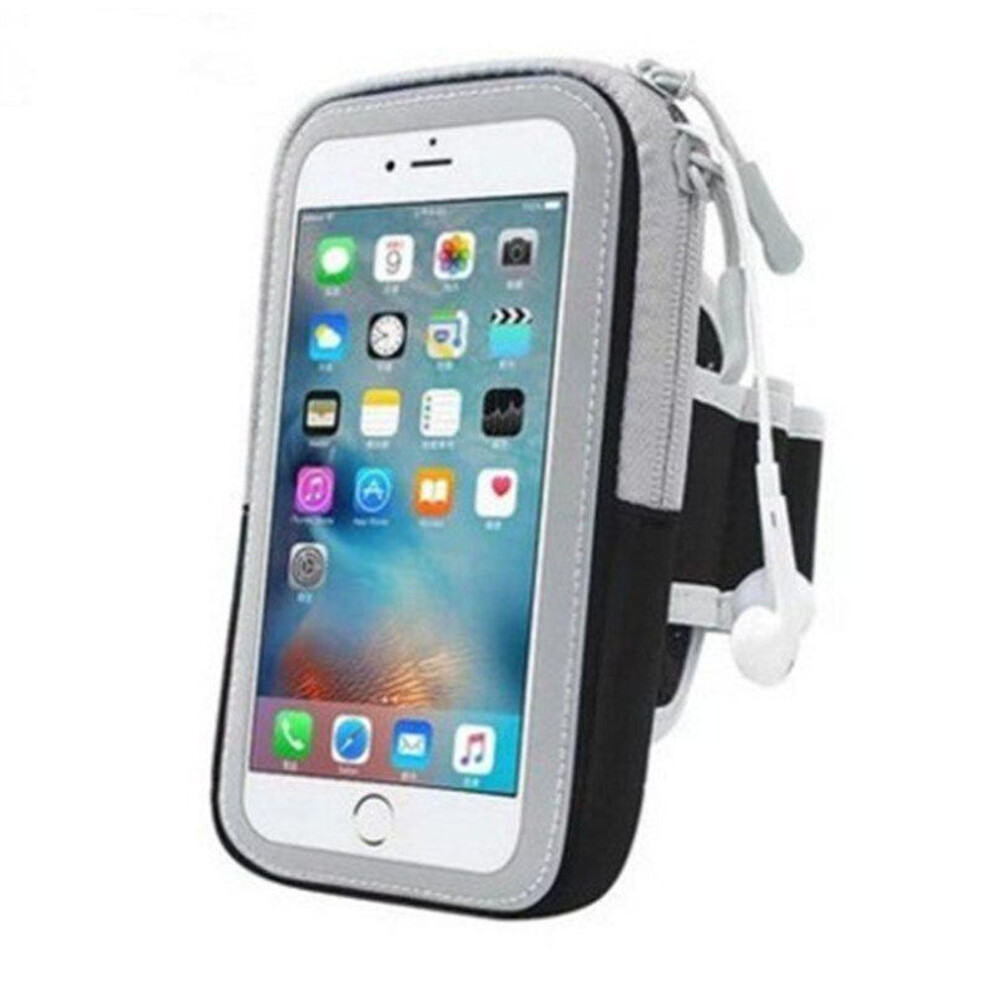 (black) Universal Arm Bag 4-6inch Mobile Motion Phone Armband Cover For Running Sport Arm Band Holder Of The Phone On The Arm Case Cover
