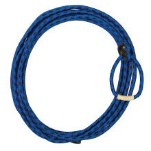 Corda de Nylon Trançada para Crianças Weaver Leather, Azul/Preto, 5/16" x 20'