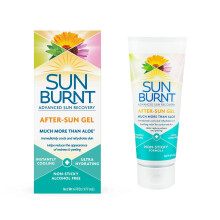 EMCW9 Ultra Hydrating Aloe Vera-gel från Sunburnt, 177 ml - Omedelbar nedkylning, klibbfri lindring efter solning för solbränna och torr hud