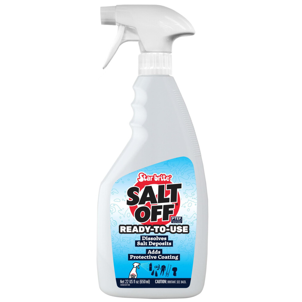 STAR BRITE Salt Off Ready-to-Use Spray - Ultimate Salt Remover Wash for Boats  Vehicles  Outdoor Gear and More - 22 OZ (093922)-image-OPC-PFN88Z8-NEW