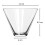 Libbey 13-1/2 oz Χωρίς Στέλεχος Μαρτίνι, Συσκευασία 12 Τεμάχια 3
