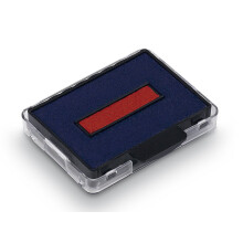Trodat 6-50-2 Kleurpad Rood Blauw [Pack 2]