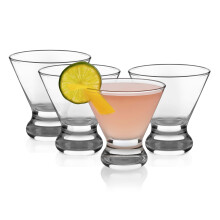 Libbey Stemless Martini pohr kszlet 4 db 8,25 oz Mosogatgpben moshat Cosmopolitan koktlpohr koktlos pohr kszlet eskvoi anyaknyvi bejegyz
