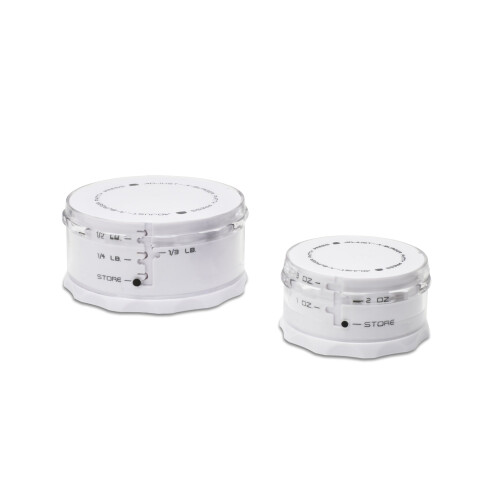 Set Πρέσας Μπιφτεκιών KitchenArt Adjust-A-Burger, Πλαστικό, 2-Τεμαχίων, Λευκό 2