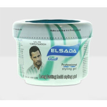 Elsada Professional Styling Hair Gel 250mL | Extra Hold & Shine | Long-Lasting | Alcohol-Free | for All Hair Types | Men's & Women's Hair Gel