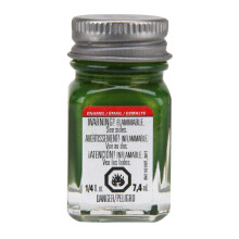 Testors Email Paint Open Stock 0,25 oz-Bright Lime Gloss