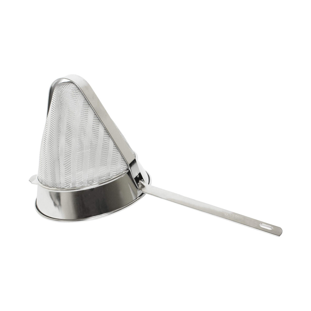 Thunder Group Reinforced Fine Mesh China Cap Strainer  10Inch