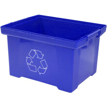 Storex 9 gallon tervinning Bin Blue (STX61549U01C)