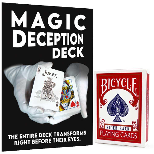 Magic Makers Magic Deception Deck - Color Changeing Magic Card Trick